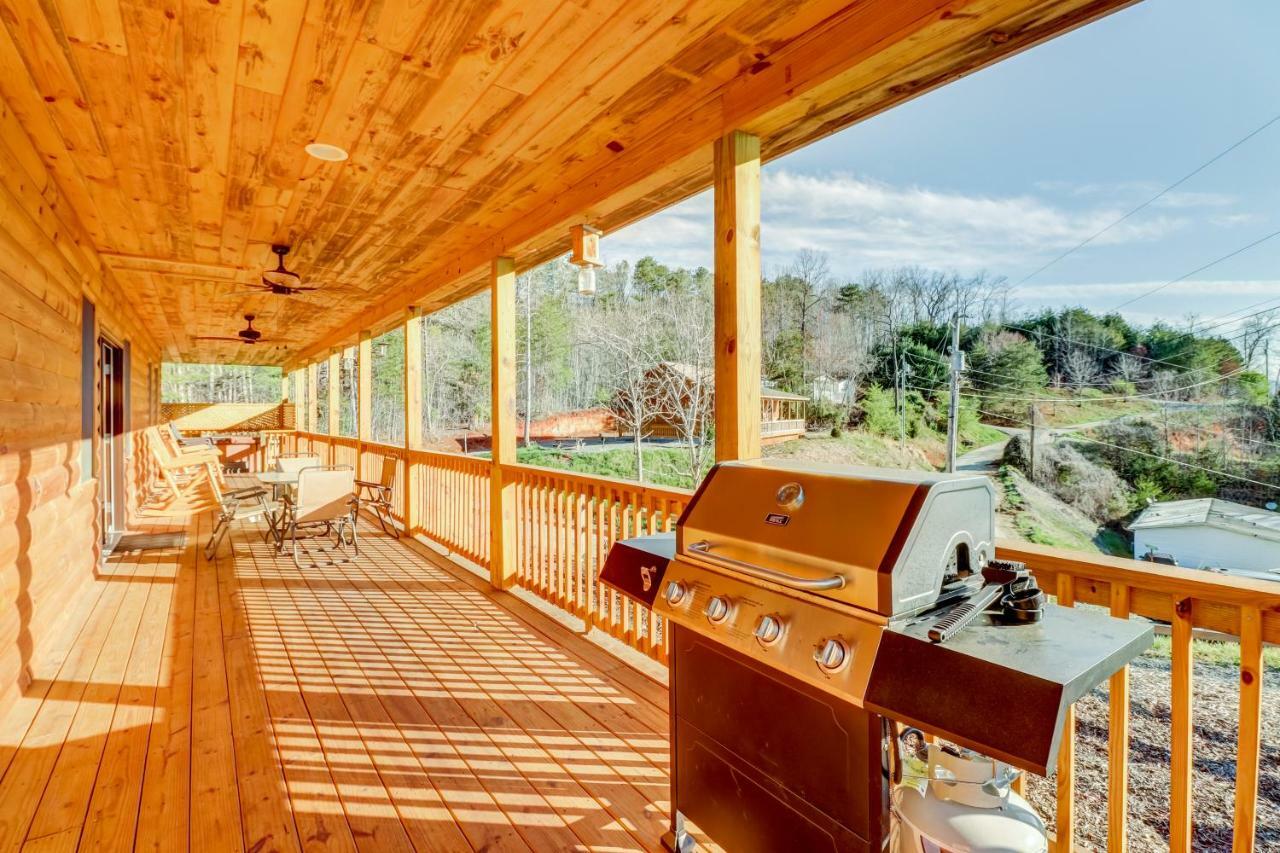 4 Bed 3 Bath Vacation Home In Bryson City Bagian luar foto
